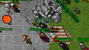 Blacksaper on screen