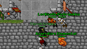 Thrull Grimes on screen