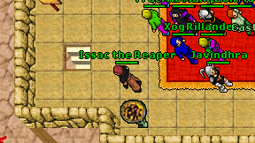 Issac the Reaper on screen