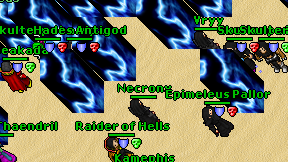 Necronx on screen