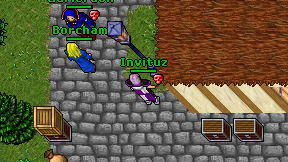 Invituz on screen