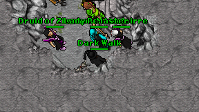 Dark Walk on screen