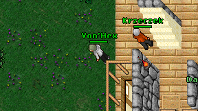 Von'Hex on screen