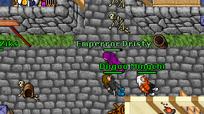 Emperror Dristy on screen