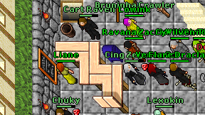 Cart Raven on screen