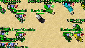 Dark Axer on screen