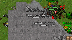 Mascarator on screen