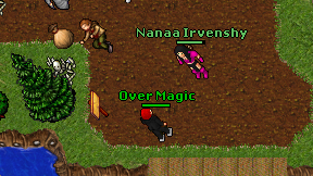 Over Magic on screen