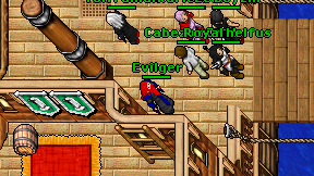 Evilger on screen
