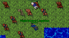 Nightmare Legolas on screen