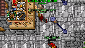 Crimson Draft on screen