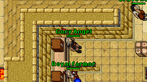 Gory Angel on screen