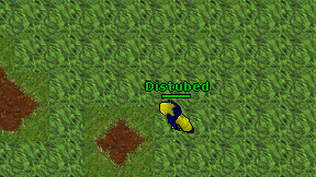 Distubed on screen