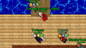 Commander Light on screen