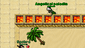 Angelical paladin on screen