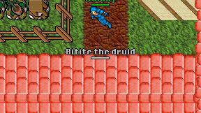 Bitite the druid on screen