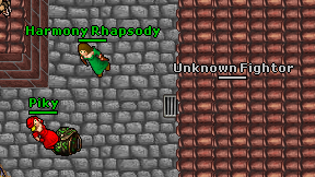 Unknown Fightor on screen