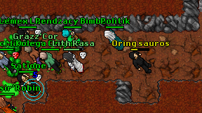 Oring sauros on screen