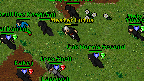 Master Lutus on screen
