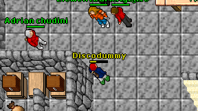 Discodummy on screen