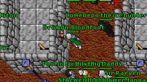 Dromdir Bloodfoot on screen