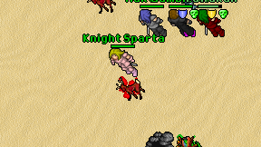 Knight Sparta on screen
