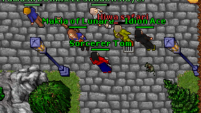 Sorcerer Tom on screen