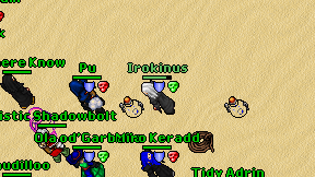 Irokinus on screen