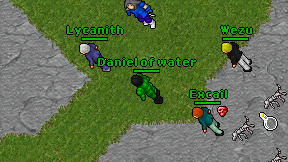 Daniel of water on screen