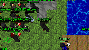 Corzor on screen