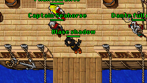 Blase shadow on screen