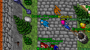 Iced-Dragon on screen
