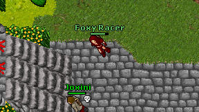 Foxy Racer on screen