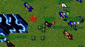 Logus on screen