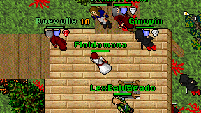 Fiolda mana on screen