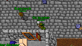 Oz leader on screen