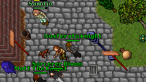 Nosferatu knight on screen