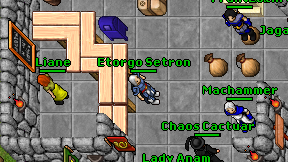 Etorgo Setron on screen