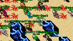 Holy Gust on screen