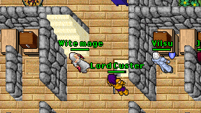 Wite mage on screen