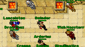 Swinder on screen