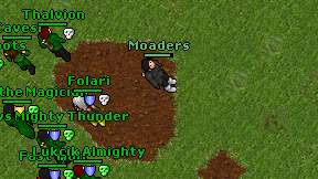 Moaders on screen
