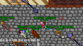 Lapin minou on screen