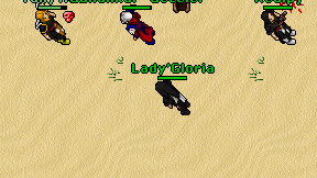 Lady'Gloria on screen