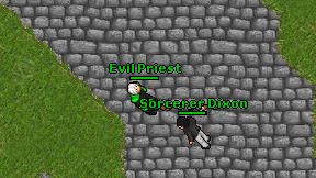 Evil Priest on screen