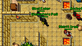 Elewators Pall on screen