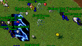 Evil Dyon on screen