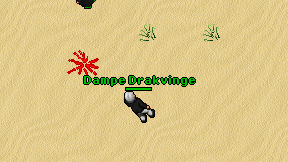 Dampe Drakvinge on screen