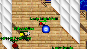 Lady Nightfall on screen