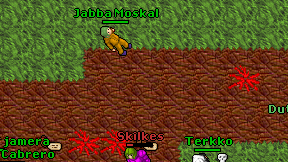 Jabba Moskal on screen